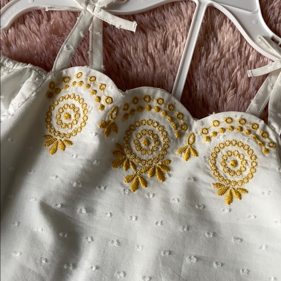 Off the shoulder, hand embroidered top with pants - Picture 2 of 2